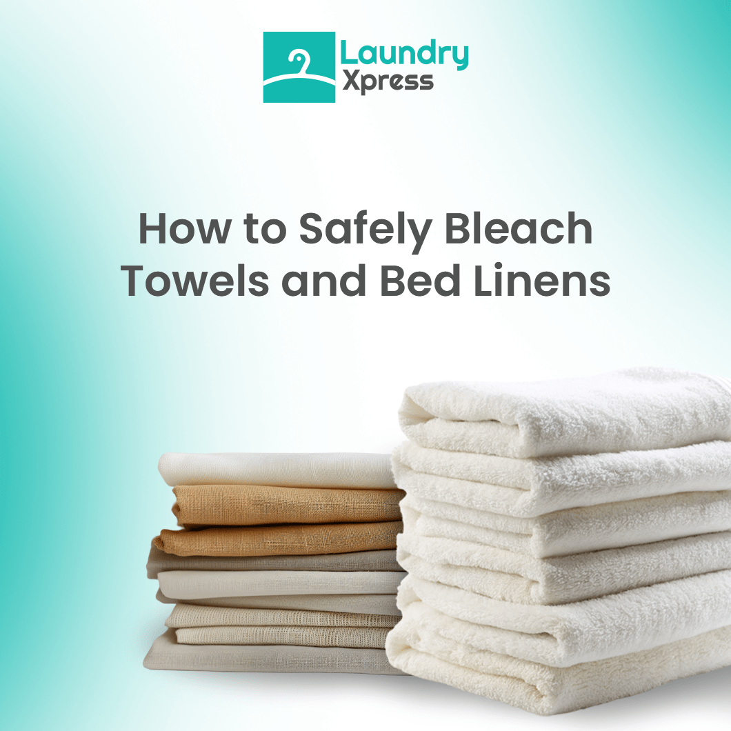 how to safely bleach towels and bed linens